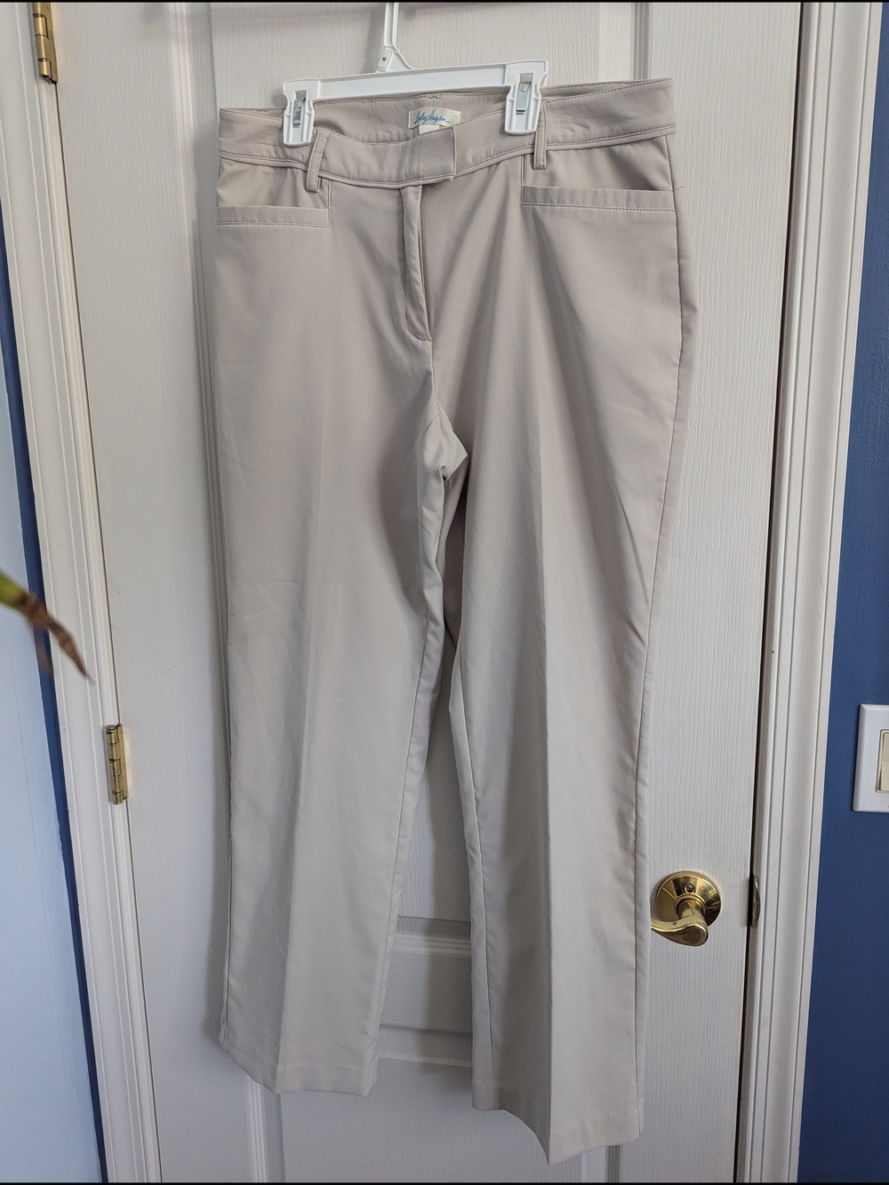 Lady Hagen Light Taupe Athletic Pants (Cropped)